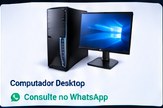 Computador desktop e monitor