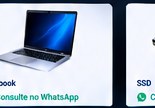 Notebook aberto